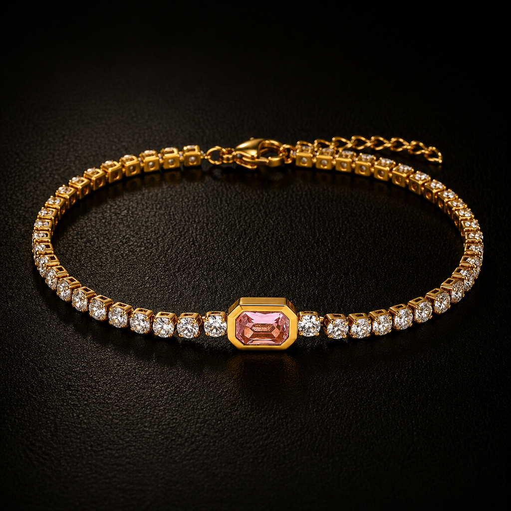 Pulseira Riviera Linea Baguete