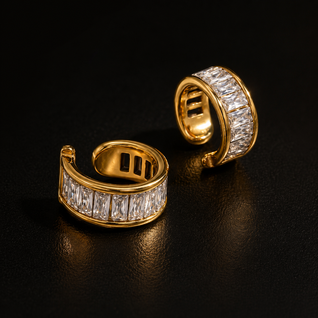 Piercing Linea Cuff Cravejado