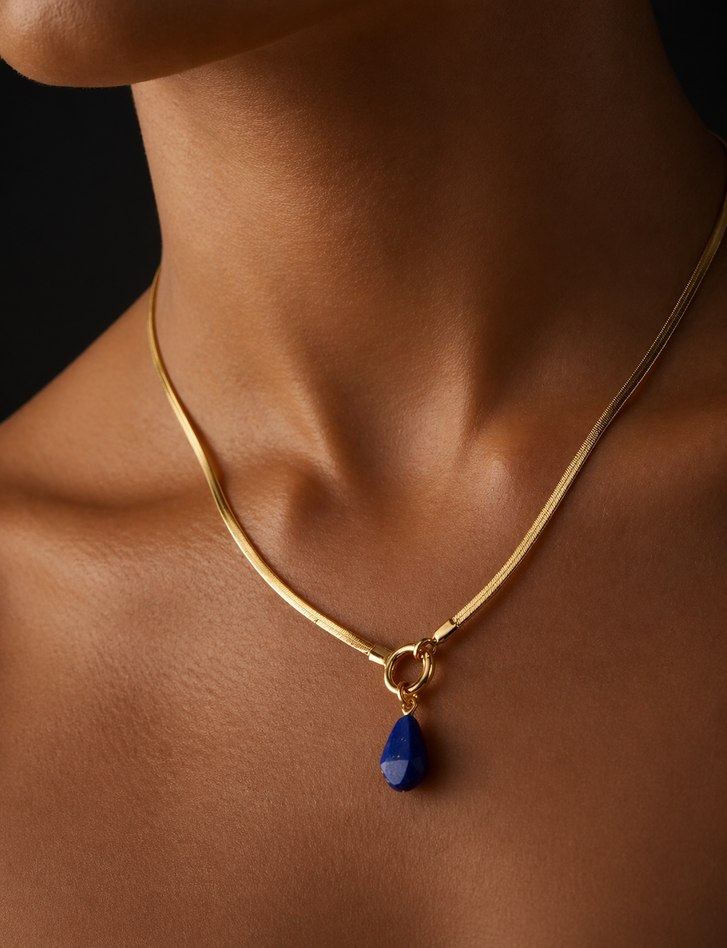 Colar Linea Lapis Lazulli