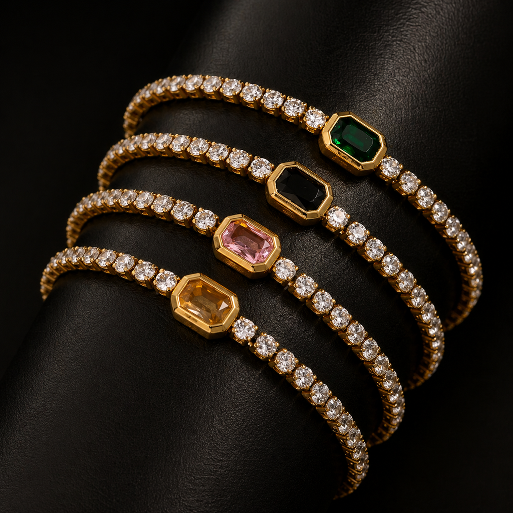 Pulseira Riviera Linea Baguete