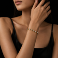 Pulseira Essenza Alba em Prata 925 e Moissanita
