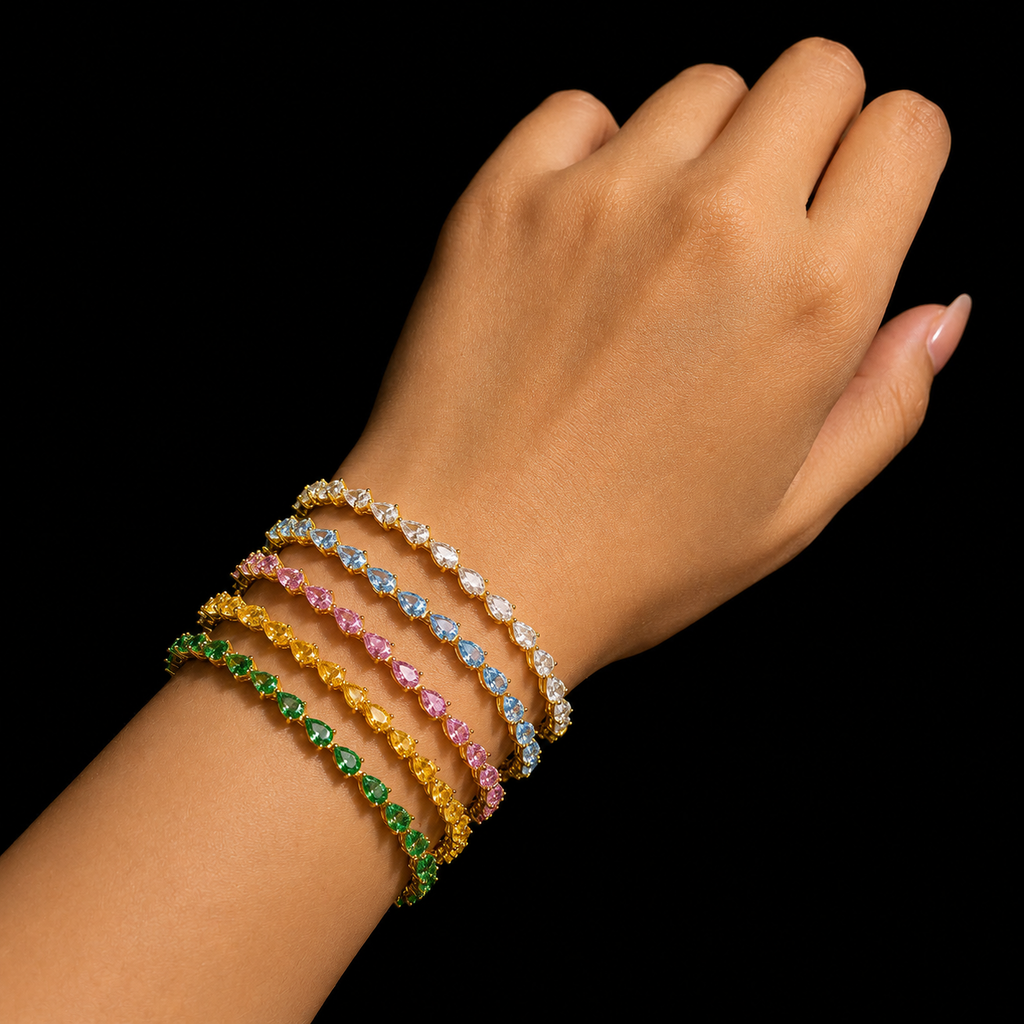 Pulseira Prisma Flora em Prata 925