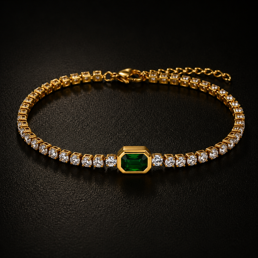 Pulseira Riviera Linea Baguete